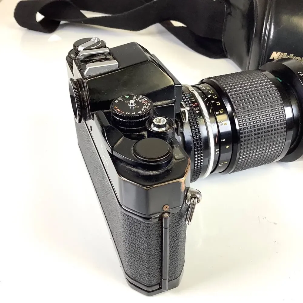 TESTED Nikon Nikomat EL 35mm SLR Film Camera w/NIKKOR 43-86mm F3.5 Lens